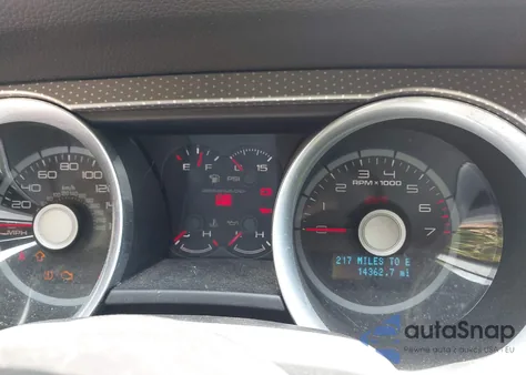 2010 Ford Shelby Gt500 из США, поврежденный, VIN 1ZVBP8KS3A5140210